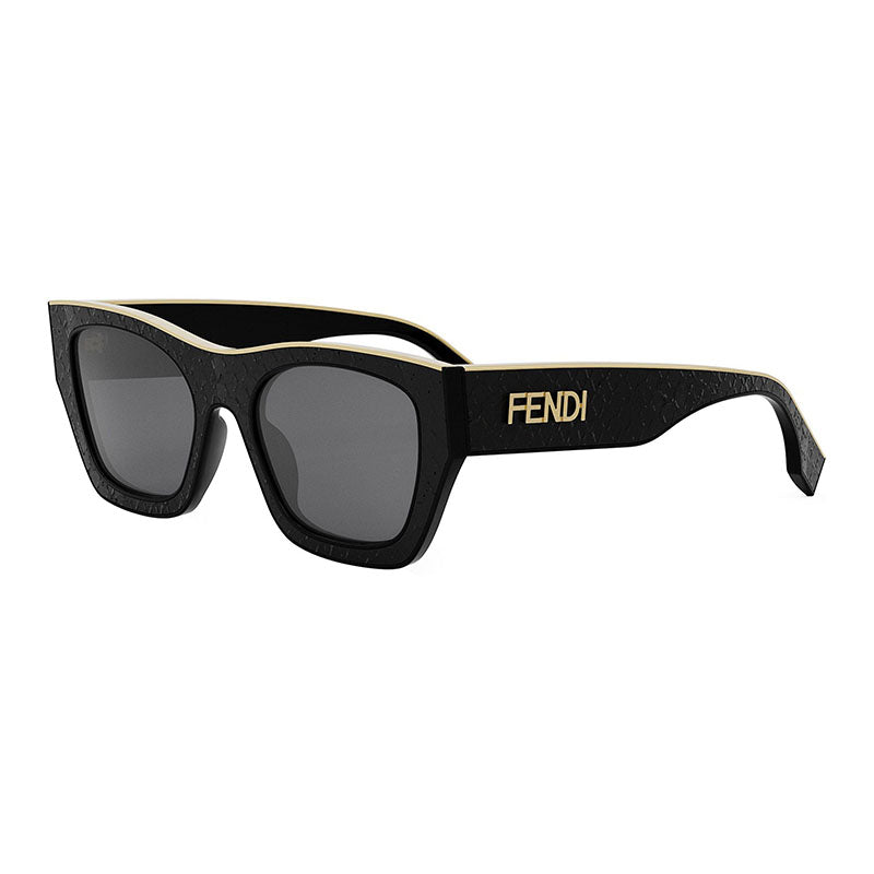 Fendi FE40126I 01A Shiny Black/Grey 53mm
