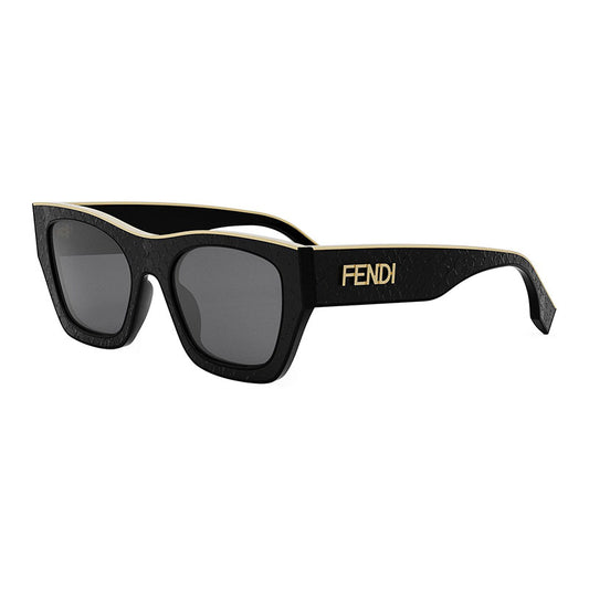 Fendi FE40126I 01A Shiny Black/Grey 53mm