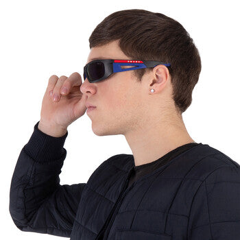Prada Linea Rossa Prada Linea Rossa Blue Multilayer Tuning Sport Men's Sunglasses PS 02YS 16G05U 59