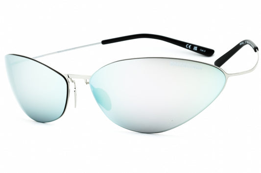 Balenciaga BB0350S 004 Silver/Silver Mirror 68mm
