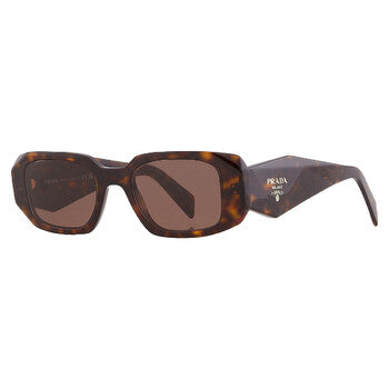 Prada Prada Brown Rectangular Ladies Sunglasses PR 17WS 2AU8C1 49