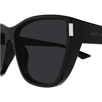 Saint Laurent Saint Laurent Black Cat Eye Ladies Sunglasses SL 758 001 63