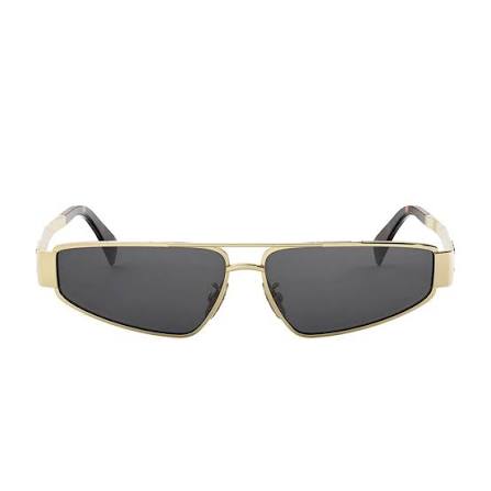 Celine CELINE-CL40318U-30A-59 SHINY ENDURA GOLD / SMOKE 59MM CELINE SUNGLASSES