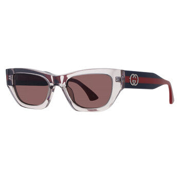 Gucci Gucci Brown Cat Eye Ladies Sunglasses GG2116S 005 52