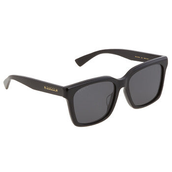 Gucci Gucci Polarized Grey Square Unisex Sunglasses GG1175SK 001 56