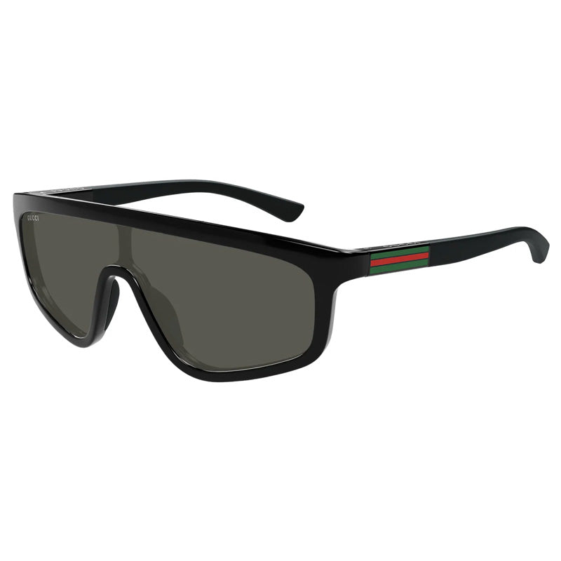 Gucci GG1736S 001 Shiny Solid Black/Grey 99mm