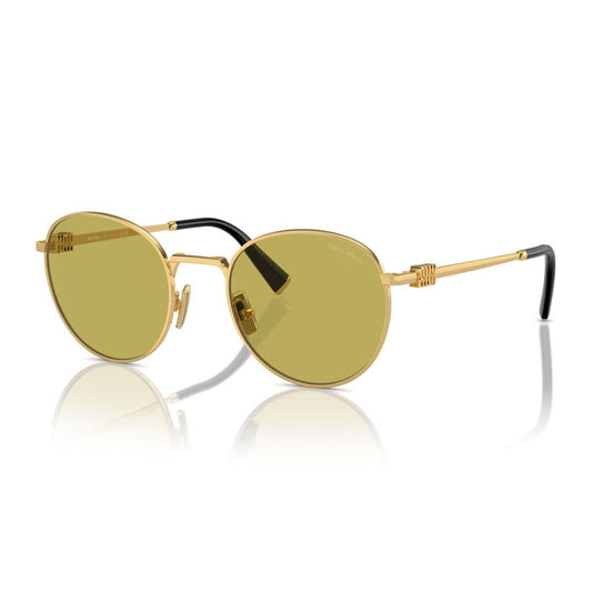 Miu Miu MU 55ZS 5AK07O Gold/Olive Green