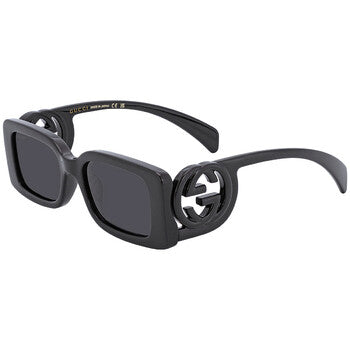 Gucci Gucci Grey Rectangular Ladies Sunglasses GG1325S 001 54