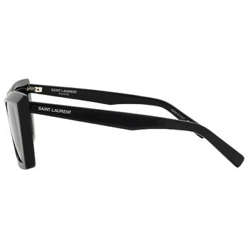 Saint Laurent Saint Laurent Dark Grey Cat Eye Ladies Sunglasses SL 657 001 54