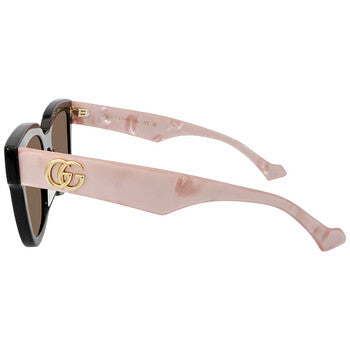 Gucci Gucci Brown Square Ladies Sunglasses GG0998S 005 52