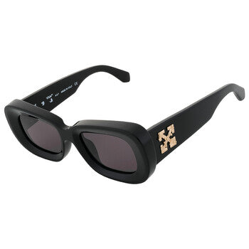 Off-White Off-White Carrara Grey Rectangular Unisex Sunglasses OERI030 1007 50