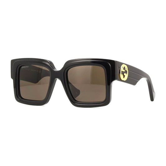 Gucci GG1307S 001 Shiny Black/Brown 51mm