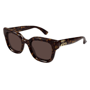 Gucci Gucci Brown Square Ladies Sunglasses GG1828S 002 49