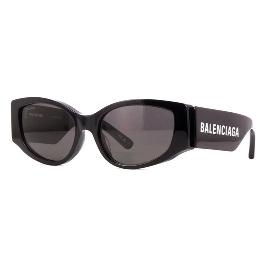 Balenciaga BB0258S 001 Black/Grey 58mm