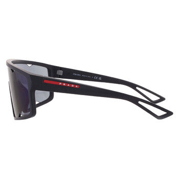 Prada Linea Rossa Prada Linea Rossa Dark Blue Mirror Violet Shield Men's Sunglasses PS A03S 1BO10J 41