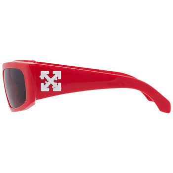 Off-White Off-White Joseph Dark Grey Wrap Unisex Sunglasses OERI044 2507 61
