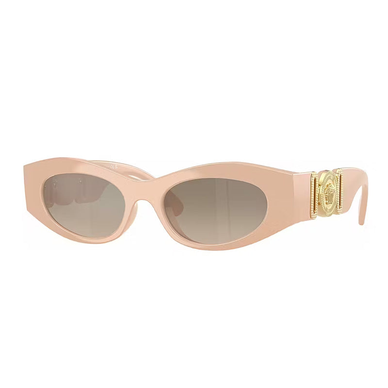 Versace VE4480U 54946I Nude/Brown Grad Grey Mirror Silver 51mm