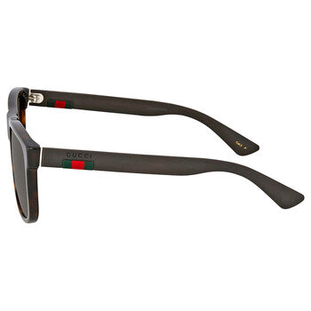Gucci Gucci Polarized Grey Square Men's Sunglasses GG0010S 003 58