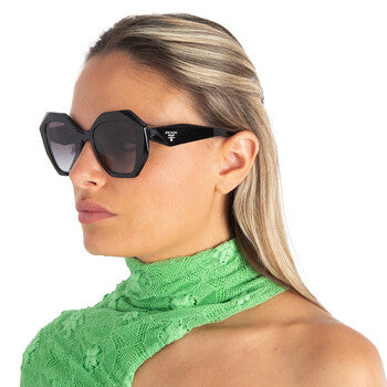 Prada Prada Grey Gradient Geometric Ladies Sunglasses PR 16WS 1AB5D1 53