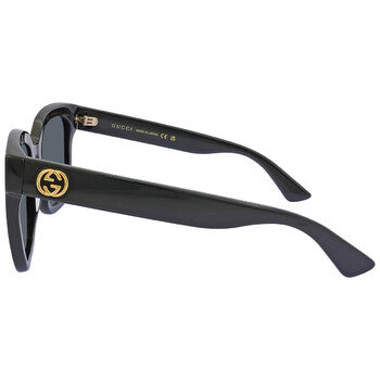 Gucci Gucci Grey Square Ladies Sunglasses GG0034SN 001 54