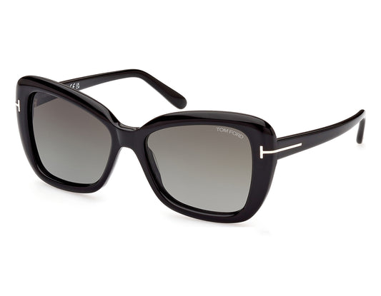 Tom Ford New and Authentic TOM FORD FT1008 01B 55 Sunglasses