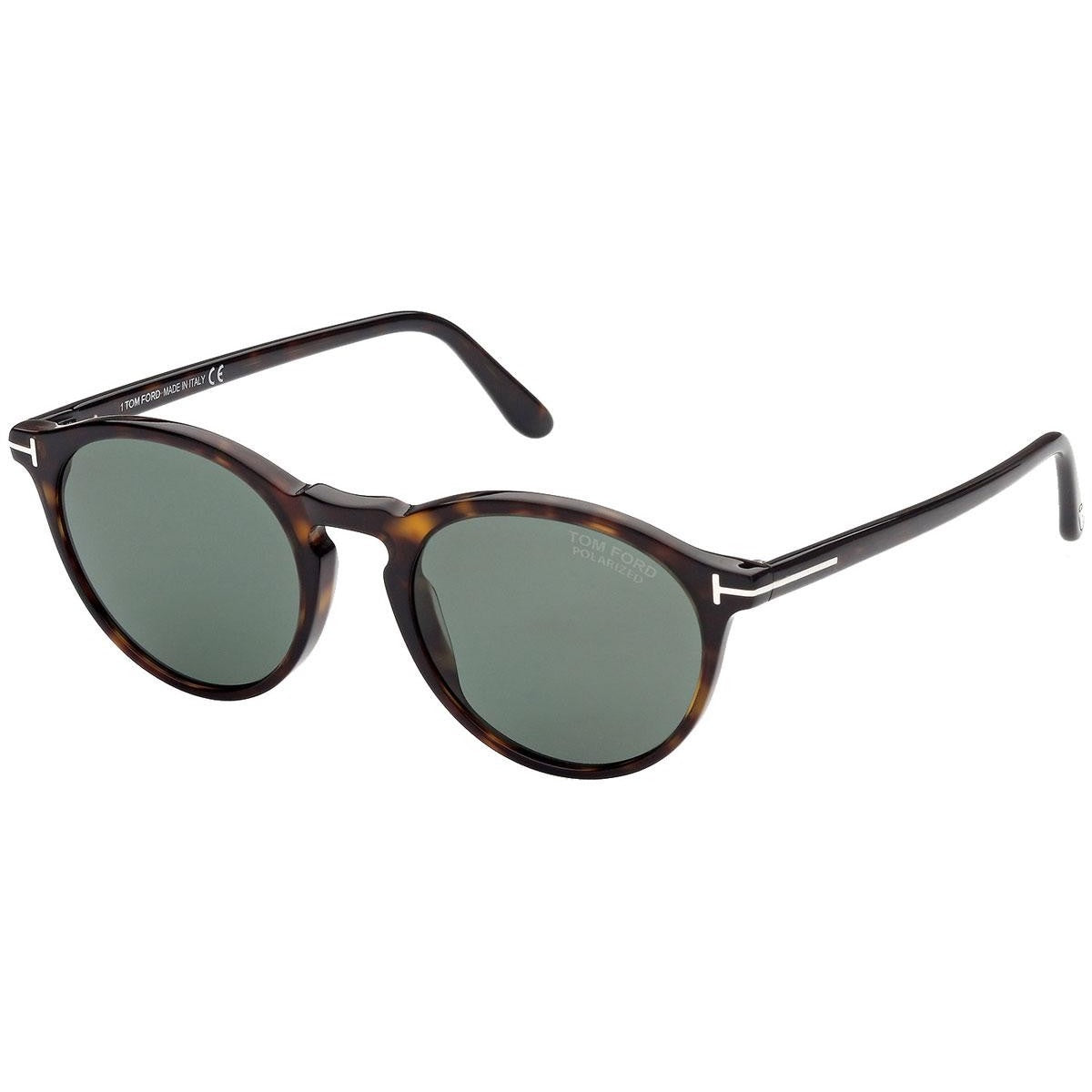 Tom Ford FT0904 52R Classic Dark Havana/Green Polarized 52mm