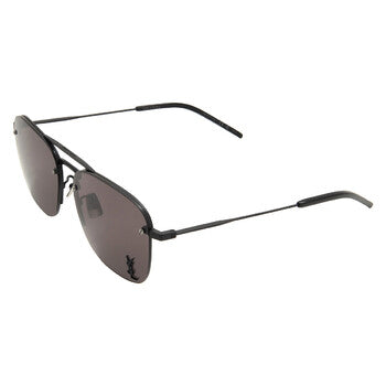 Saint Laurent Saint Laurent Black Navigator Ladies Sunglasses SL 309 M 001 57