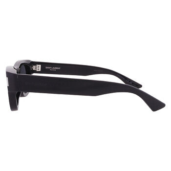 Saint Laurent Saint Laurent Black Oval Unisex Sunglasses SL 761 001 49