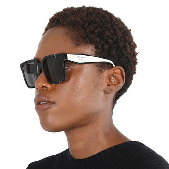Prada Prada Dark Gray Square Ladies Sunglasses 0PR 24ZS1AB5S056