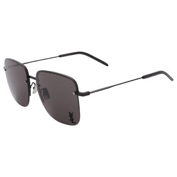 Saint Laurent Saint Laurent Brown Square Ladies Sunglasses SL 312M 001 58