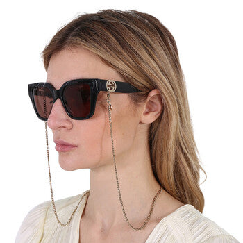 Gucci Gucci Brown Cat Eye Ladies Sunglasses GG1023S 005 54