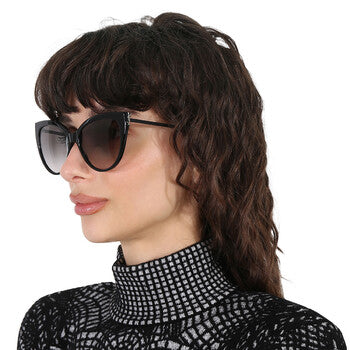 Saint Laurent Saint Laurent Smoke Gradient Cat Eye Ladies Sunglasses SL M48SA 002 56