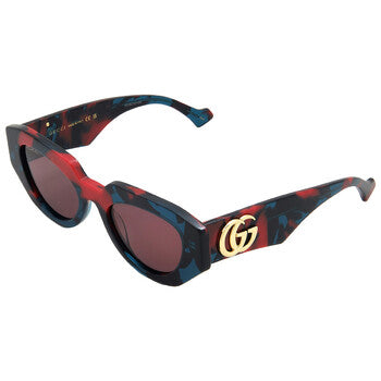 Gucci Gucci Purple Geometric Ladies Sunglasses GG1421S 003 51