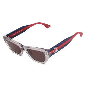 Gucci Gucci Brown Cat Eye Ladies Sunglasses GG2116S 005 52