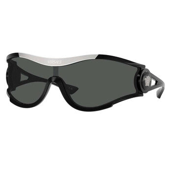 Versace Versace Dark Grey Shield Unisex Sunglasses VE4475 GB1/87 42