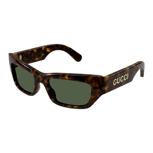 Gucci GG1296S 004 Dark Havana/Bottle Green