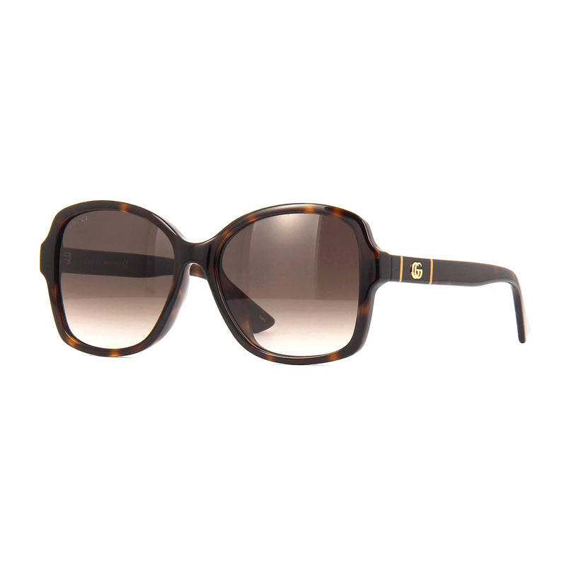 Gucci GG0765SA 003 Dark Havana/Brown Gradient 57mm