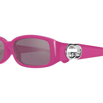 Gucci Gucci Pink Rectangular Ladies Sunglasses GG1661S 004 54