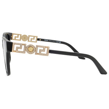 Versace Versace Dark Grey Butterfly Ladies Sunglasses VE4471B GB1/87 56