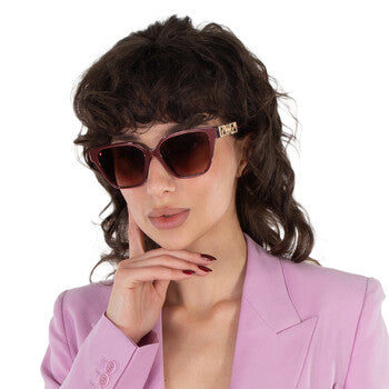 Versace Versace Pink Gradient Butterfly Ladies Sunglasses VE4471BF 54755M 56