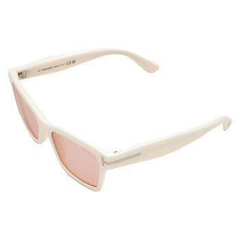 Tom Ford Tom Ford Mikel Pink Mirror Cat Eye Ladies Sunglasses FT1085 25Z 54
