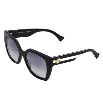 Gucci Gucci Grey Gradient Butterfly Ladies Sunglasses GG1300S 004 55