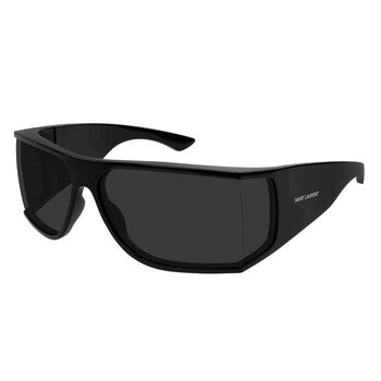 Saint Laurent Saint Laurent Black Wrap Unisex Sunglasses SL 806 001 75