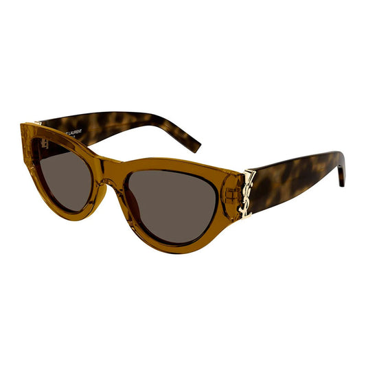 Saint Laurent SL M94/F 008 Transparent Brown/Havana/Brown