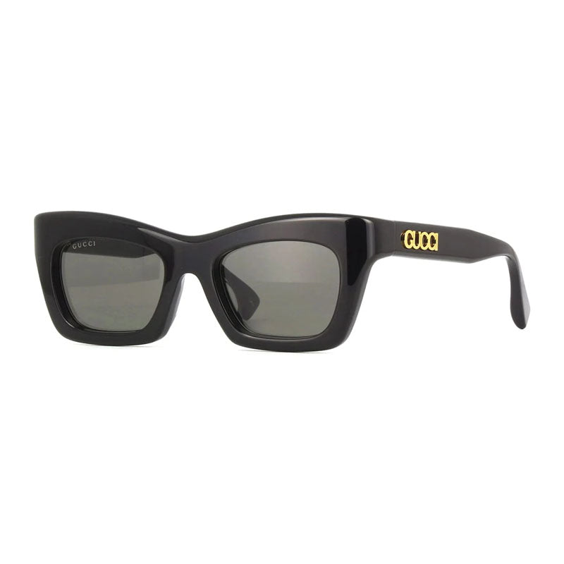 Gucci GG1773SA 001 Shiny Black/Grey 51mm