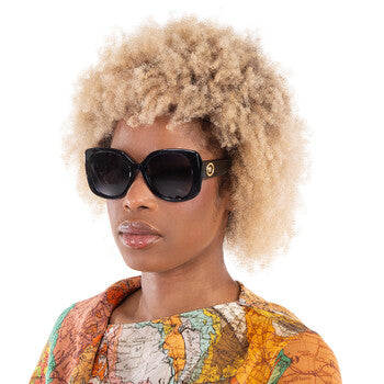 Versace Versace Dark Grey Butterfly Sunglasses VE4387F GB1/87 56