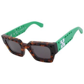 Off-White Off-White Mercer Full SMoke Square Sunglasses OERI026 6007 48