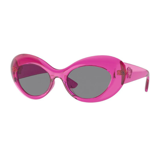 Versace VE4456U 533487 Pink Transparent/Dark Grey