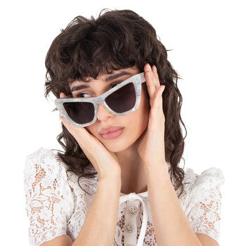 Off-White Off-White Edvard Grey Cat Eye Ladies Sunglasses OERI045 0807 57