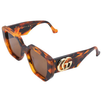 Gucci Gucci Brown Geometric Ladies Sunglasses GG0956S 007 54